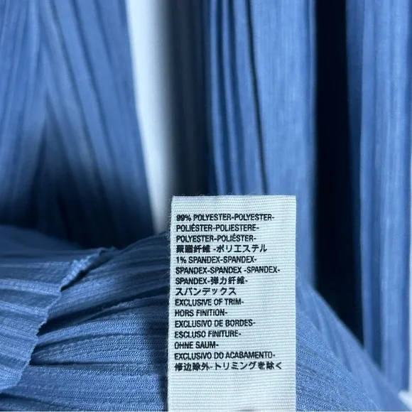 Free People Oversized Pleated Bell Sleeve Mini Dress S  Bohemian Relaxed Fit - Picture 13 of 14